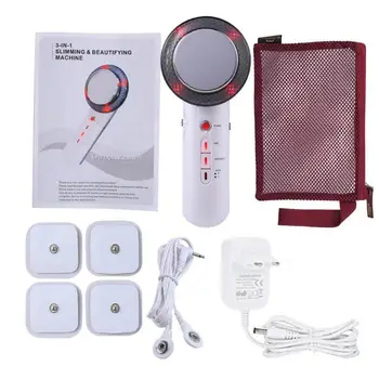 

Ultrasound EMS Body Slimming Massager Ultrasonic Weight Loss Device Kit White Infrared Therapy Slimming Machine