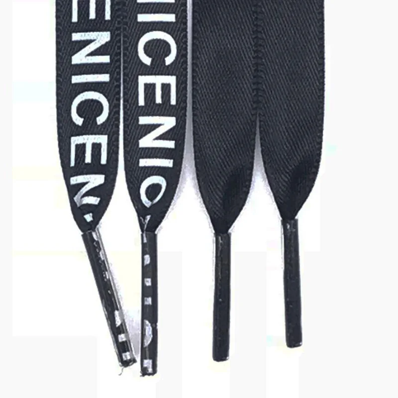 1 Pair NICE Printing Men's Women Casual Laces Sports Laces Canvas Laces New Single-sided Printing Letters Flat Silk Laces Ribbon 1 Pair NICE Printing Men's Women Casual Laces Sports Laces Canvas Laces New Single-sided Printing Letters Flat Silk Laces Ribbon