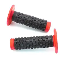 1 пара мотоциклетные ручки дроссельной заслонки для Honda CRF XR 50 70 110 150 250 450 левый и правый красный и черный