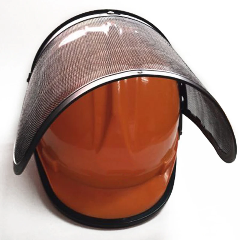Mayitr Chainsaw Safety Helmet Face Shield Protection With Mesh Visor Trimmer Forestry Mower Face Protective Mask