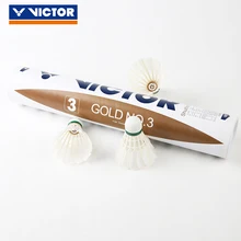 Volant de Badminton Victor Original Gd3 or de haut niveau pour le ballon de volant de plume de volants de tournoi(China)