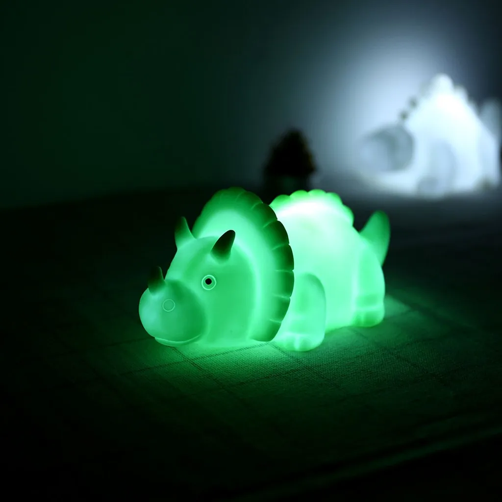 Волшебный секретный светодиодный мигающий мини-светильник в виде динозавра из мультфильма, маленький ночной Светильник для детей, новые электрические игрушки для дома A521