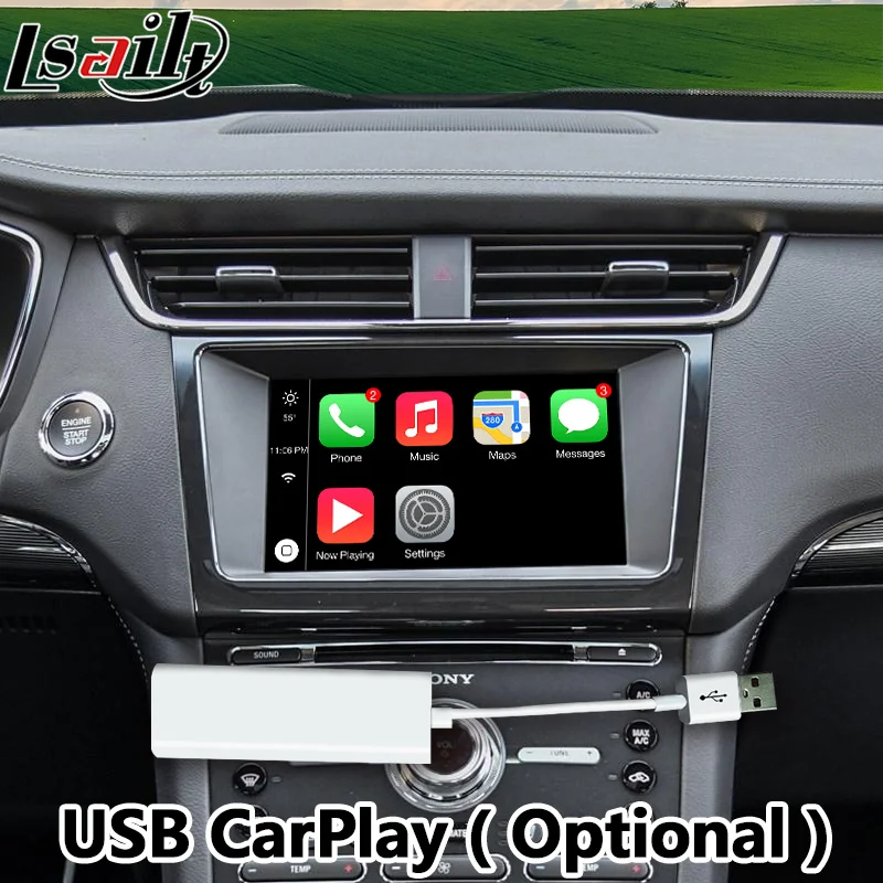 Все в 1 Plug and Play Android 7 GPS навигационная коробка для Kuga aurus Mustang Sync3 с youtube carplay