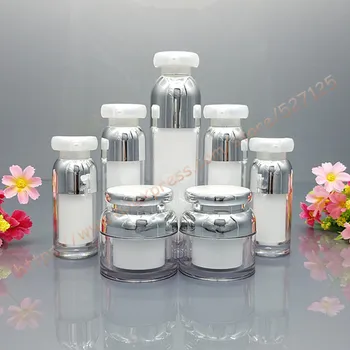 

Top grade cosmetics suit packing,30g/50g cream jar,15ml/30ml/50ml moisturizer/facial water/lotion/essential oil airless bottle