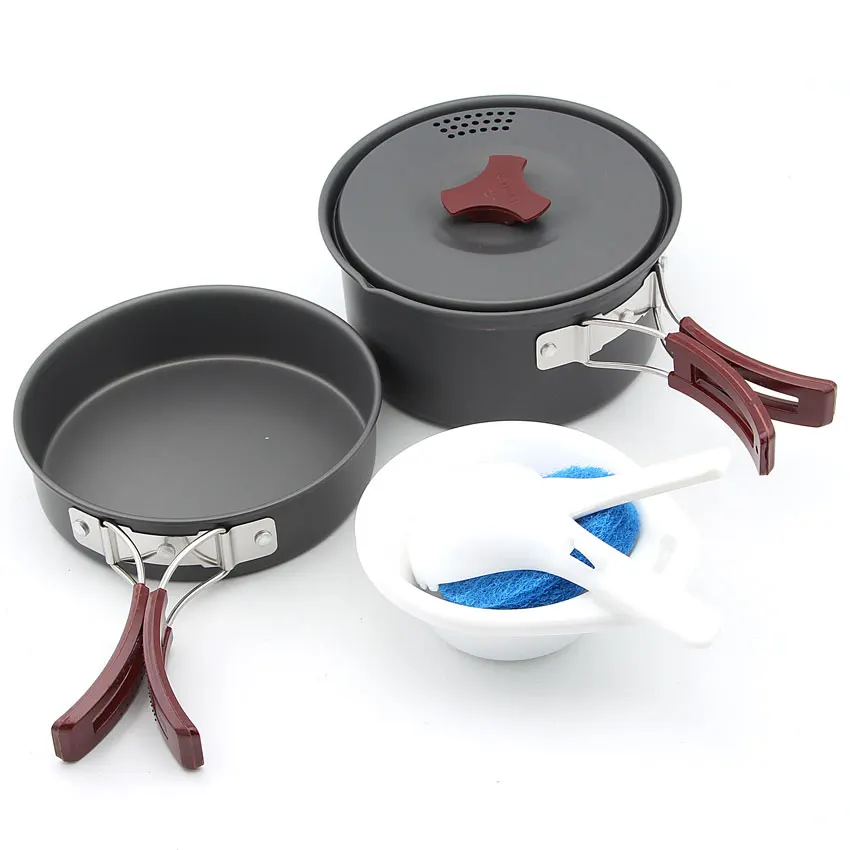 

Fire Maple FMC-203 1-2 Persons Camping Cooking Set Pot Camp Cookware Picnic Outdoor Cutlery Only 719g