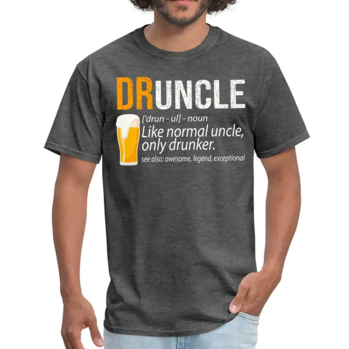 Druncle Definition забавная Подарочная Мужская футболка от Spreadshirt™ | одежда