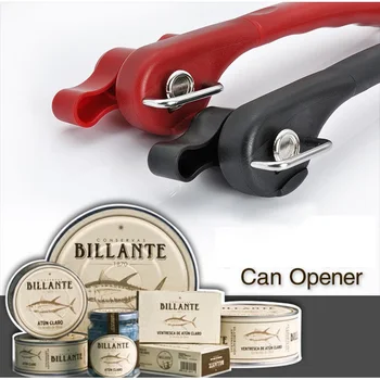 

Manual Metal Can Opener Safety Side Cut Household kitchen Tools Easy Effortless Openers with Turn Knob kinds of can openers
