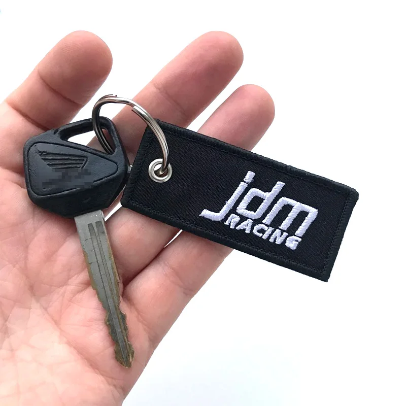 Universal Car logo KEYCHAIN TAG Tuning Key Chain Authentic JDM Keychain DOUBLE SIDED Racing Cell Holders for JDM racing fans