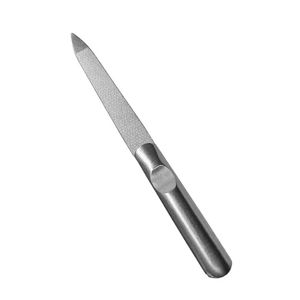 

1Pc Women Lady Dual Sided Stainless Steel Metal Nail Art Files Manicure Pedicure Make Up Tool Wholesale 12 x 1 x 0.1cm