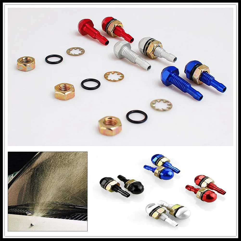 

Car Windshield Spray Eyes Front Hood Wiper Cleaning Injection Nozzle for Renault Initiale Fluence Alpine Wind R-Space