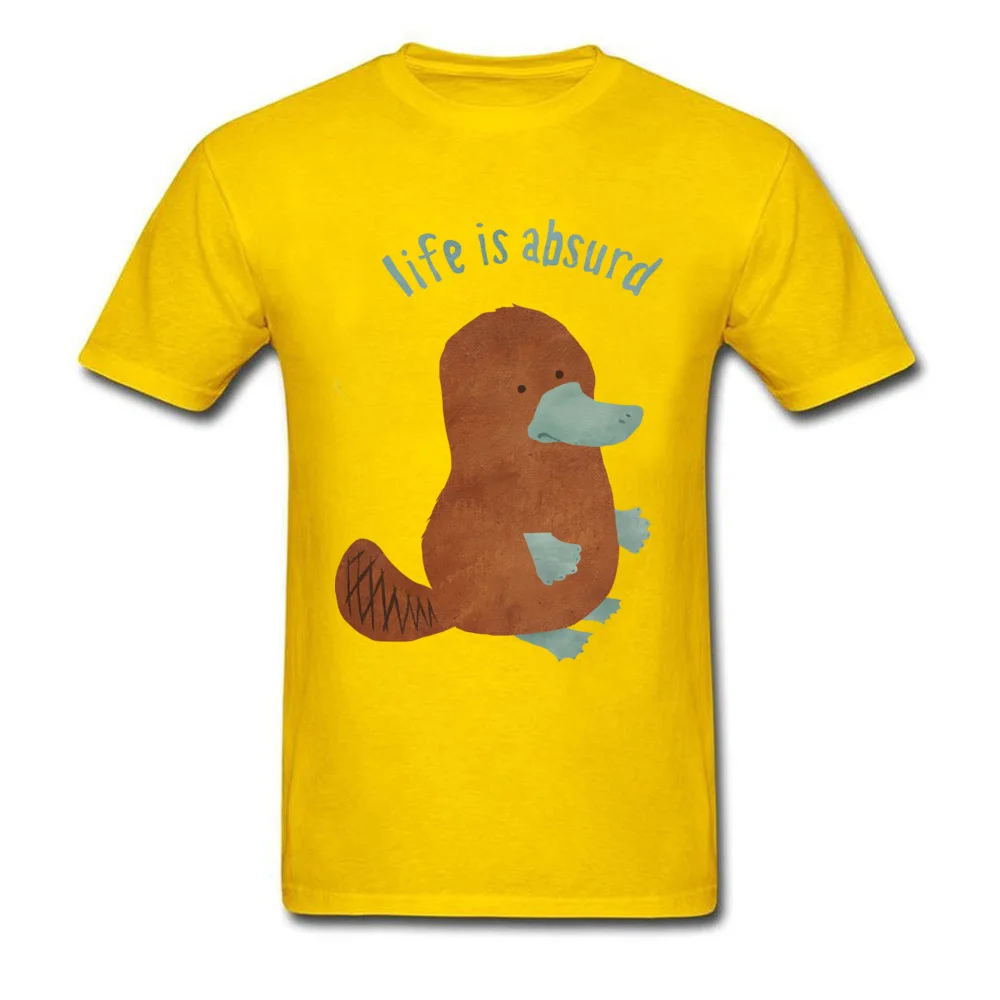  Mens Tshirts Platypi Dont Lie Gift Tops T Shirt Cotton Crewneck Short Sleeve Print T Shirt Summer Wholesale Platypi Dont Lie yellow