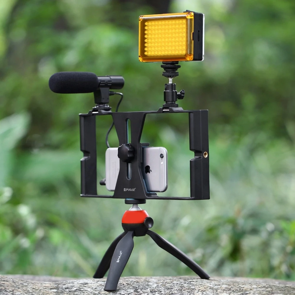 5 in 1 U Rig Pro font b Smartphone b font Video Rig Mounts Filmmaking Case