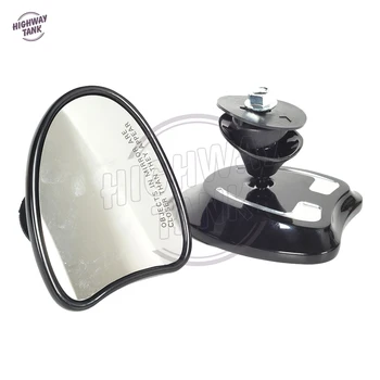 

Black Cut Motorcycle Accessories Batwing Fairing Rearview Mirror Case for Harley Davidson Touring Electra Street Glide 2014-2018