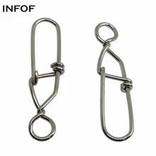 INFOF 100 шт. рыболовные оснастки Германия защелкива-b разъем для ловли карпа для приманки крючок леска аксессуары для морской рыбалки