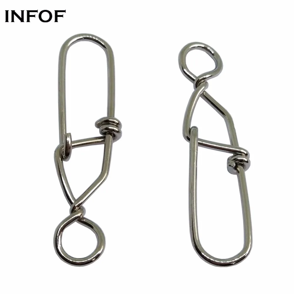 Buy INFOF 100pcs Fishing Snap Germany Snap B Carp