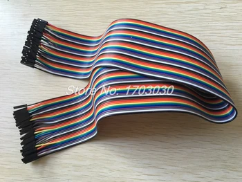 

50cm 2.54mm 40Pin Female to Female F/F Connect Jumper Wire Cable Line