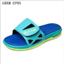 GRAM EPOS/Мужская обувь на воздушной подушке с липучкой; брендовая дизайнерская мужская обувь; Летние Повседневные тапочки с маленьким монстром; пляжные вьетнамки; мужская обувь