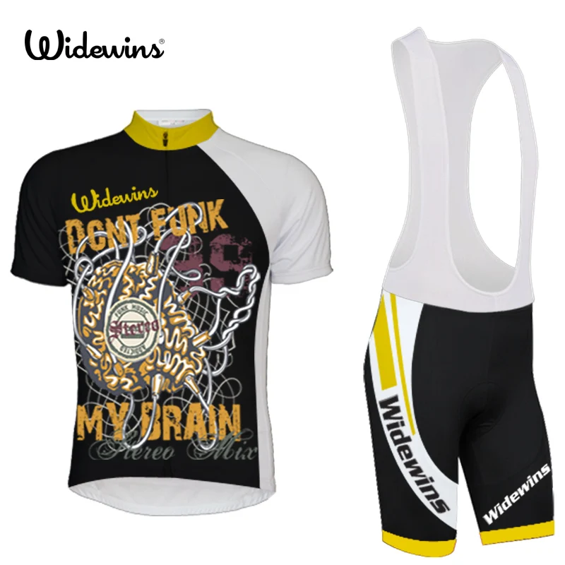 Widewins dcnt funk my brain Велоспорт Джерси короткий Джерси Ropa De Ciclismo Велосипедное трико комплект одежды велосипед одежда гелевый коврик 5475