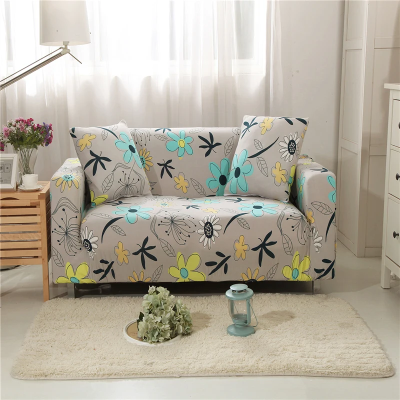 

1PC Elastic Sofa Tight Wrap All-Inclusive Slip-Resistant Sofa Cover Elastic Sofa Towel Single/Two/Three/Four-Seater Polyester