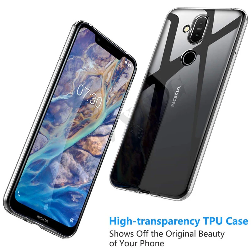 Чехол для Nokia 8 1 чехол Мягкая силиконовая задняя крышка телефона Nokia8.1 Phoenix TA 1119 1128 6