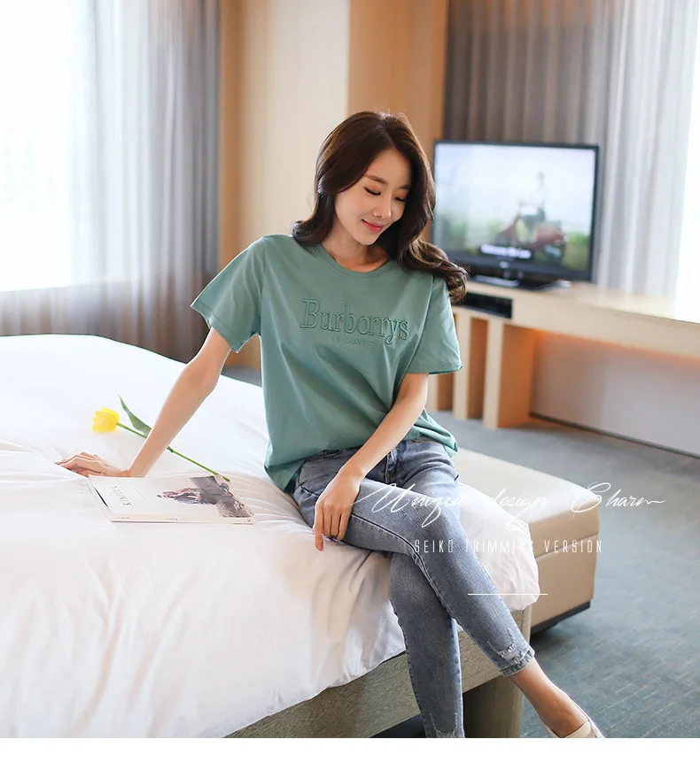 Letter T-Shirt Women  (22)