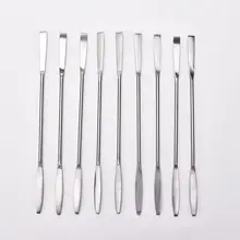 Косметический макияж палитра шпатель ложка палочка стержень крем основа, смешивание инструмент для женщин нержавеющая сталь дизайн ногтей аксессуары