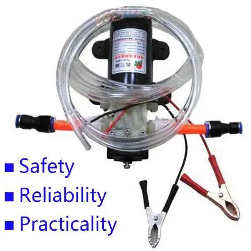 Koop 2018 nieuwe Professionele Elektrische 12 V oliepomp Diesel Fuel Oil Motorolie Extractor Transfer pomp Gratis verzending 1498