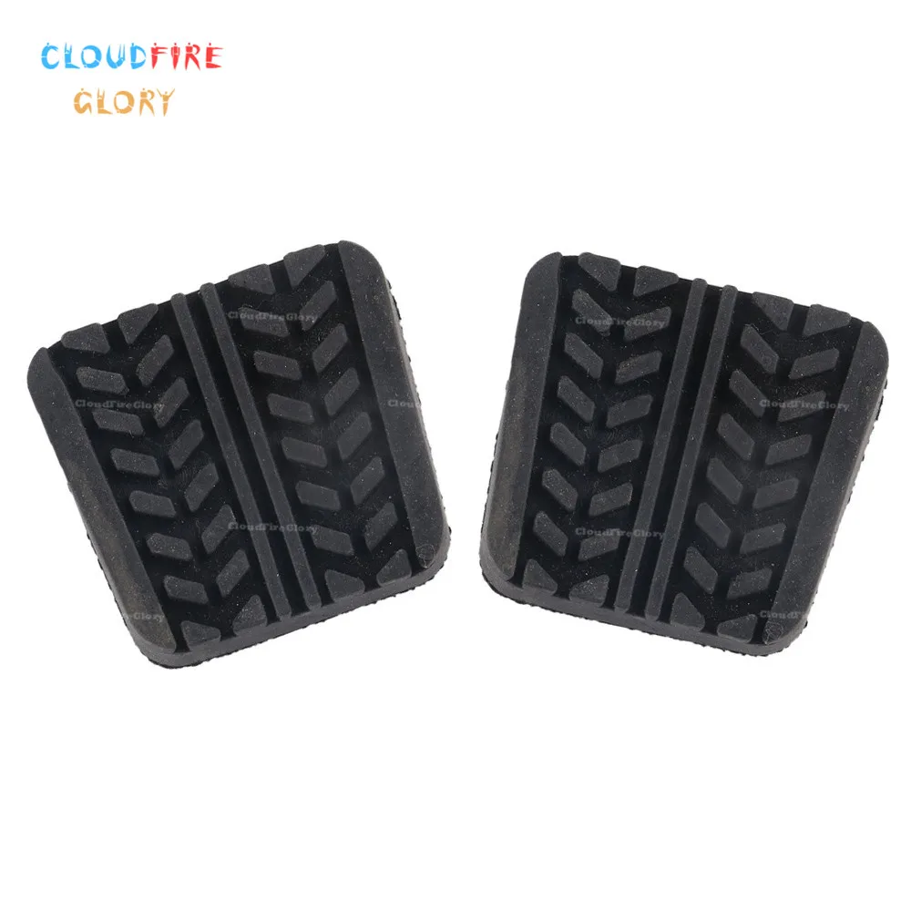 MAZDA 323 BRAKE AND CLUTCH PEDAL PAD RUBBER PAIR