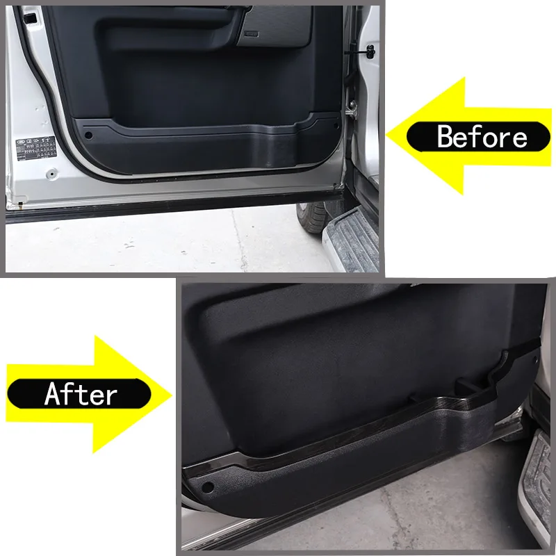 4 шт. декоративные ленты из АБС пластика для дверей автомобиля Land Rover Discovery LR4 2010