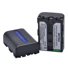2Pcs 1800mAh NP-FM50 NP FM50 NPFM50 NP-FM30 Battery for Sony Alpha A100 DSLR-A100 A100K CCD-TRV408 DCR-PC105