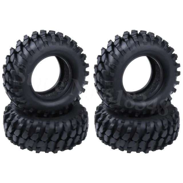 Special Offers 4PCS 1.9 inch Rubber 96mm RC Crawler Tires With Foam Inserts ID: 48mm Width:36mm For Remote Control Car Tyres
