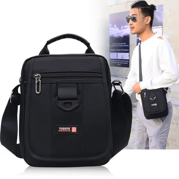 

Men's Messenger Oxford Bags Versatile Male Business Casual Single Shoulder Bag Handbag Waterproof Solid Designer Briefcase