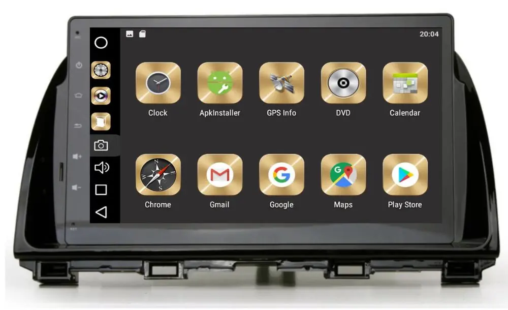 Best 4GB Ram 8-Core 32GB Flash 10.2inch Android 9.0 Car Dvd Gps For Mazda6 Mazda 6 2013 2014 2015 support steering wheel control DVR 4