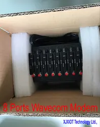 Фабрика наушников 8 Порты WAVECOM q24plus GSM GPRS модем usb бассейн Интерфейс четырехдиапазонный Смс модем USSD СТК IMEI changebale