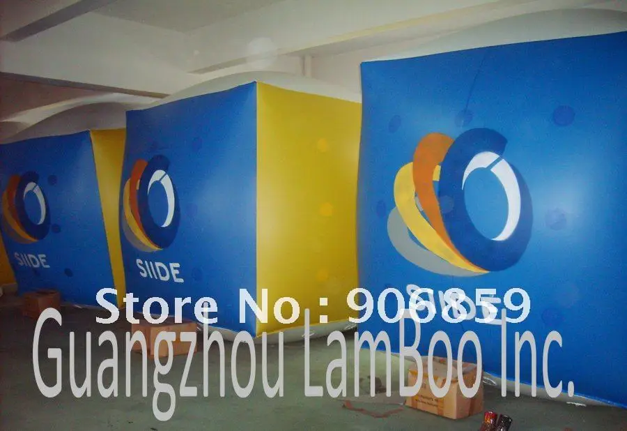 Большой надувной гелиевый рекламный куб шар Квадрат 2 м бесплатная доставка|balloon