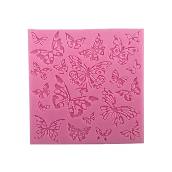 

Top Flower Butterfly DIY Silicone Lace Mat Cupcake Fondant Molds Gumpaste Chocolate Moulds Sugarcraft Cake Decorating Tools