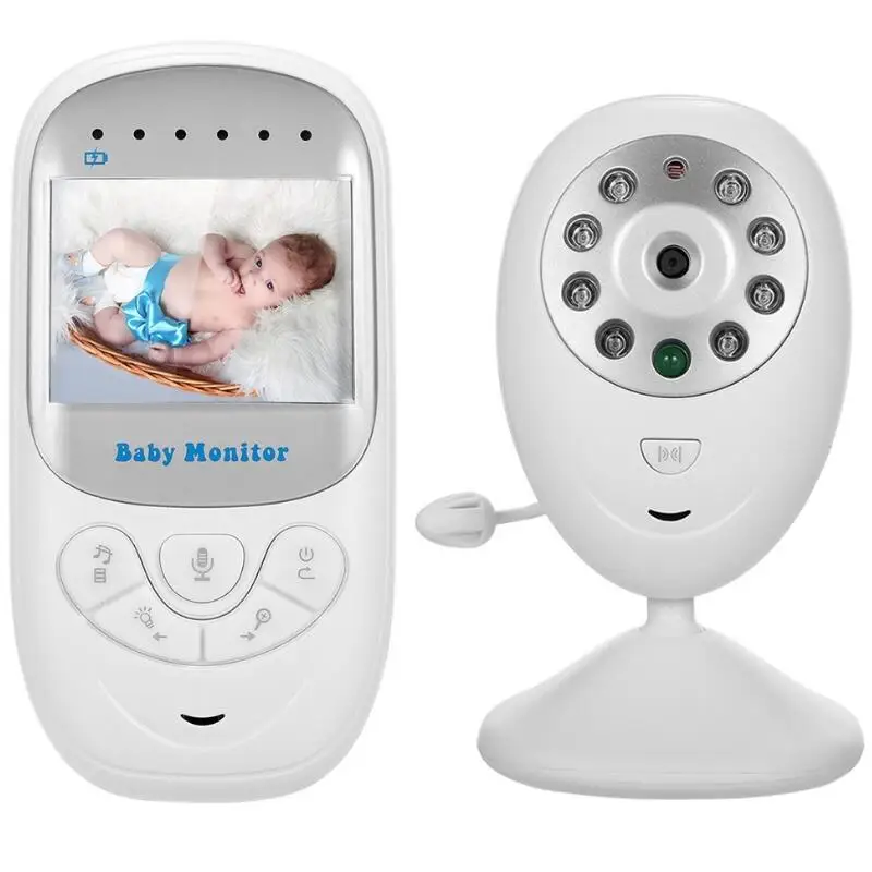 

radio nanny baby monitor 2.4 inch IR Night light Vision Intercom Lullabies Temperature Monitor video nanny baby monitors