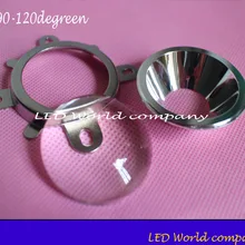 10 Вт Светодиоды высокой мощности 90-120 градусов 44 мм объектив+ рефлекторный коллиматор+ фиксированный кронштейн 10 Вт светодиодные линзы 90 градусов 44 мм объектив