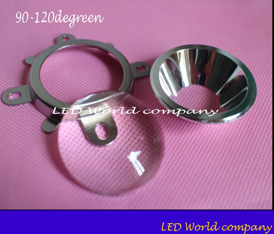

10W High Power Leds 90-120degree 44mm Lens + Reflector Collimator + Fixed Bracket 10W led lens 90degree 44mm lens