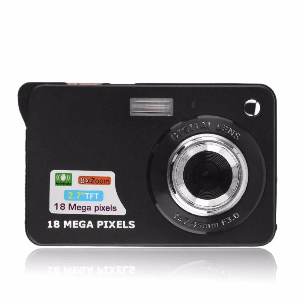 

Professional 2.7 TFT LCD HD 720P 18MP K09 Digital Camera Camcorder 32G CMOS Sensor 8X Zoom Anti-shake Anti-red Eye