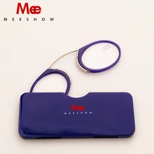 Очки для чтения с синим носом+ от 1,0 до+ 3,5 портативный SOS кошелек для чтения ClipWith чехол карманные мини очки для чтения 6105