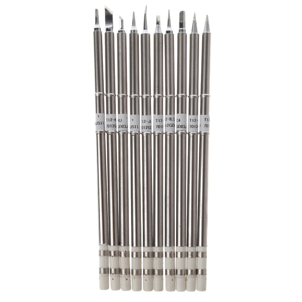 10 шт. T12 B2 D24 C4 ILS JL02 KU K BC2 BL BC1 ПАЯЛЬНЫЕ НАКОНЕЧНИКИ для паяльной станции Hakko FX 951 95