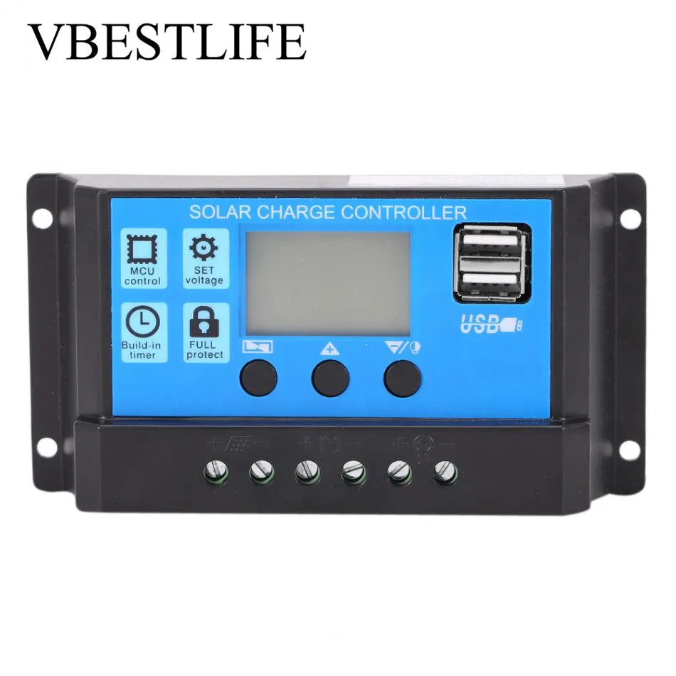 12V 24V Solar Controller Photovoltaic Power Solar Charge Controller