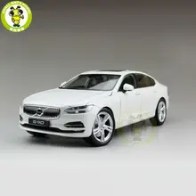 1/18 Volvo S90 T5 литая модель автомобиля игрушки детские подарки для мальчиков девочек белого цвета