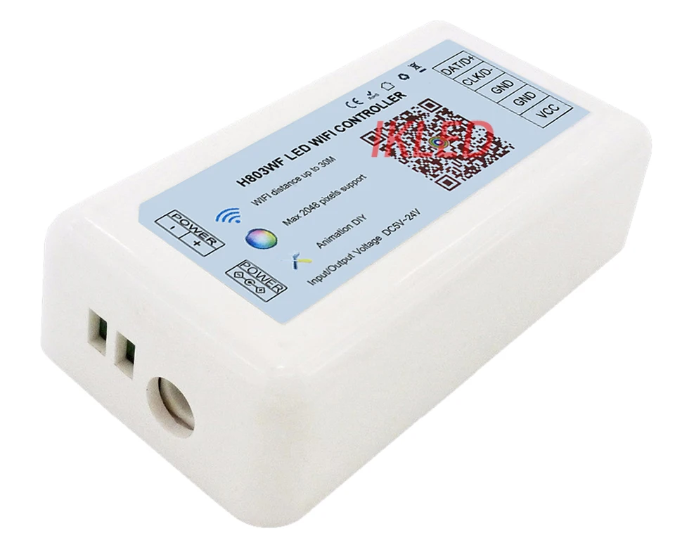 Светодиод DMX контроллер Wi-Fi, 1 порт диски 2048 пикселей, APA102, DMX512, WS2812, UCS1903, SM16703 контроллер, приложение для android, поддержка DMX