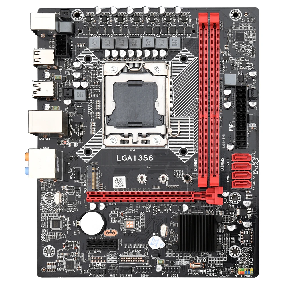 Kllisre X9A LGA 1356 материнская плата поддержка регистровая и ecc память сервер памяти