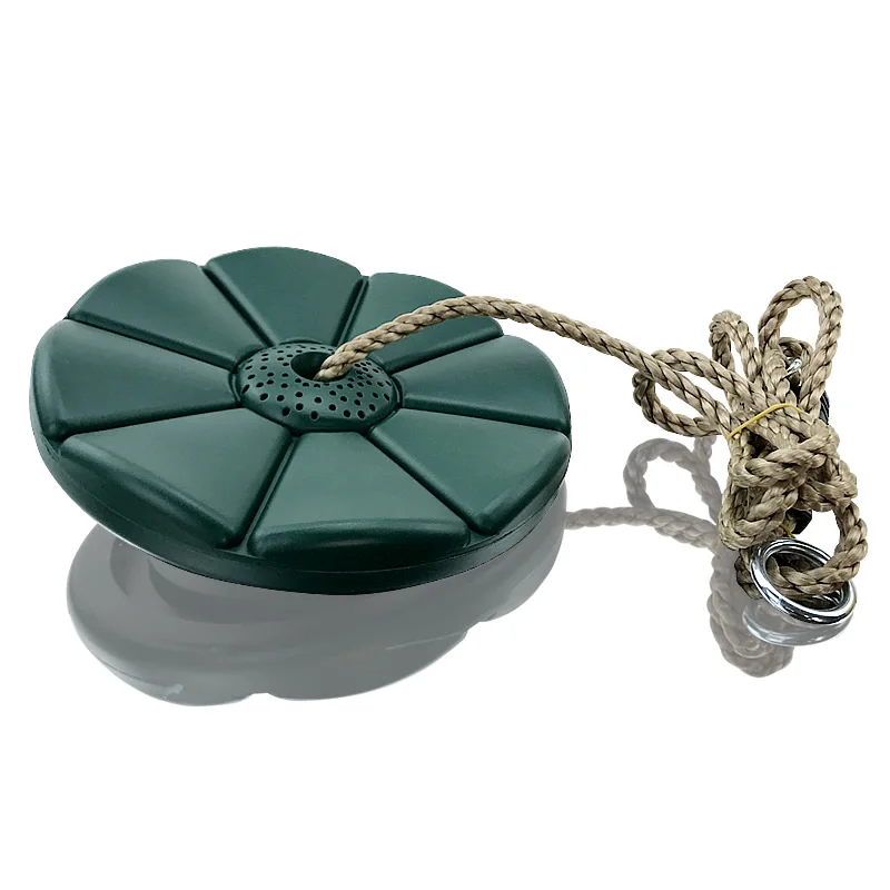 1set 28*28cm PE Children flying saucer flower swing 1.8M long by 1 rope Kids Swing