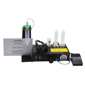 

universal semi-auto glue dropper cold glue dispensing controller for iphone x frame lamination needs to connect with compressor