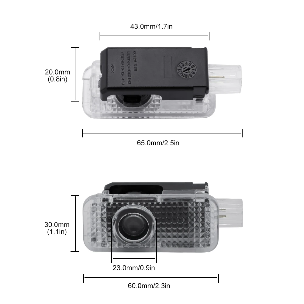  Car Styling Car LED Door Warning Light For Audi A3 A4 B6 B7 A5 A6 C5 C6 Logo Laser Projector Welcom - 32960332797