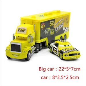 Горячая Дисней Pixar Тачки 2 3 Mack игрушка Молния Маккуин Джексон шторм Mac UncleTruck King 1:55 литой металлический автомобиль игрушки для мальчиков и девочек - Цвет: Photo Color